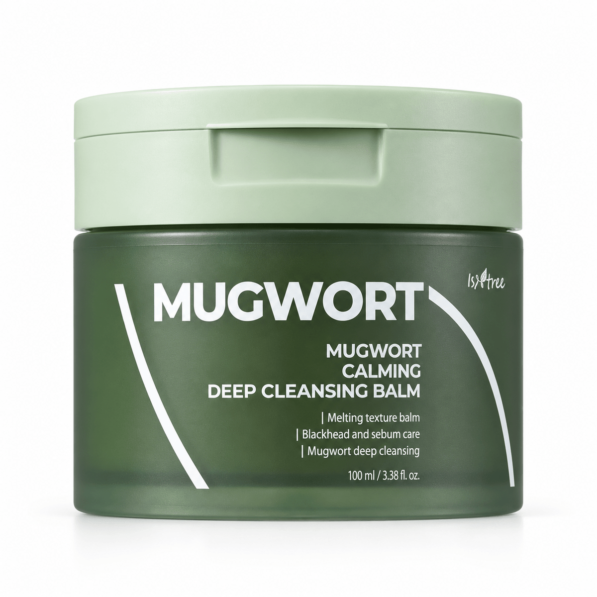 Isntree Mugwort Calming Deep Cleansing Balm 100mL front packaging on white background