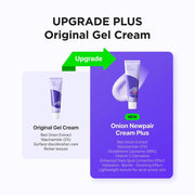 Isntree Onion Newpair Gel Cream Plus 50mL: Plus formula compared with original Gel Cream