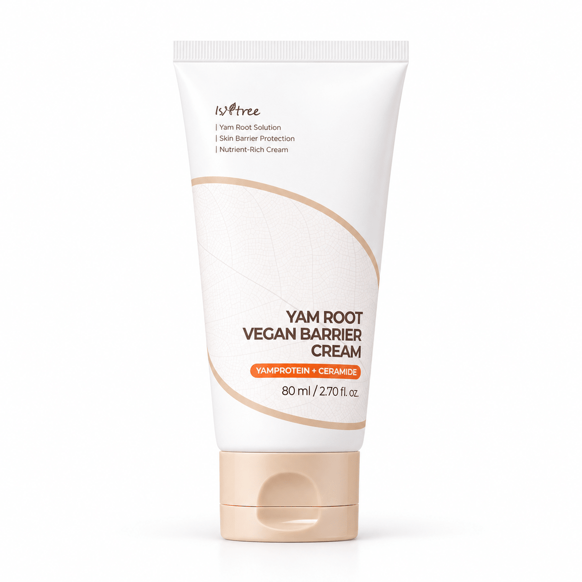 Isntree Yam Root Vegan Barrier Cream 80mL front packaging on white background