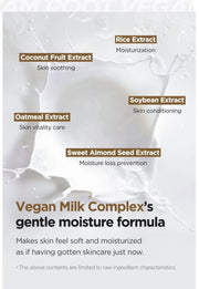 Isntree Yam Root Vegan Milk Cleanser 220mL – Five plant milk ingredients