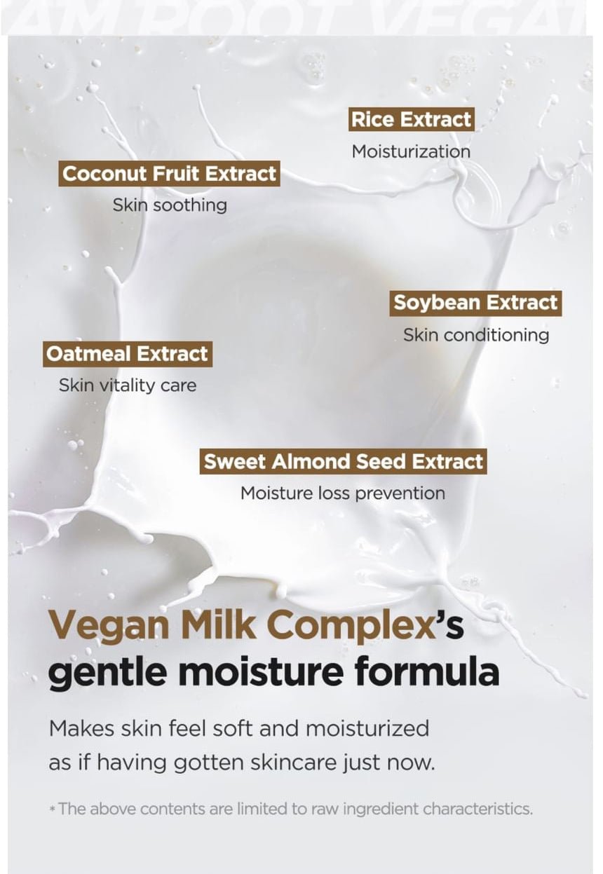 Isntree Yam Root Vegan Milk Cleanser 220mL – Five plant milk ingredients