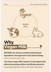 Isntree Yam Root Vegan Milk Cleanser 220mL – Vegan milk development context
