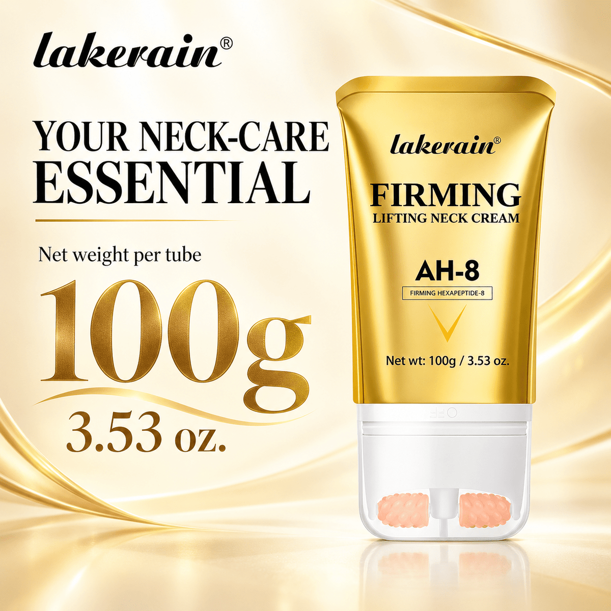 LAKERAIN AH-8 neck cream 100g / 3.53 oz tube