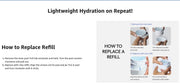 LANEIGE Water Bank Blue Hyaluronic Gel Cream complete refill replacement instructions