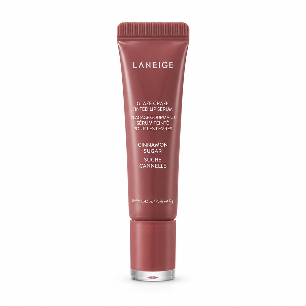 LANEIGE Glaze Craze Tinted Lip Serum Cinnamon Sugar 12 g, white-background product image