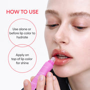 LANEIGE Lip Glowy Balm application guide