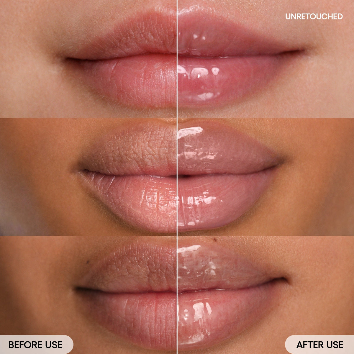 LANEIGE Lip Sleeping Mask Vanilla before and after