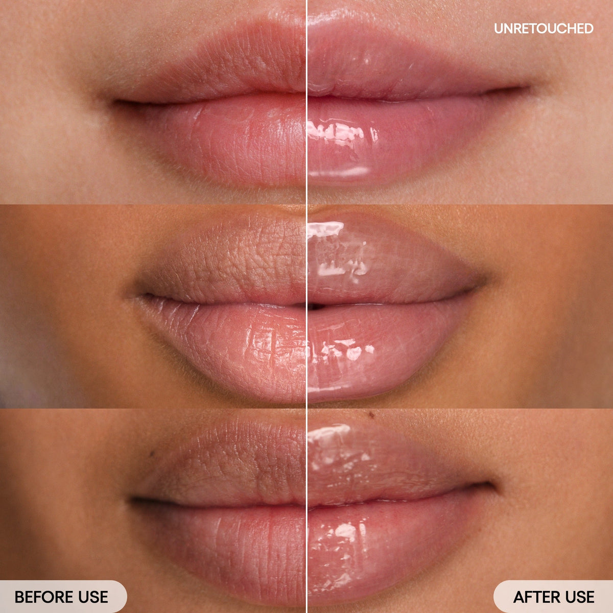 LANEIGE Lip Sleeping Mask Berry before and after
