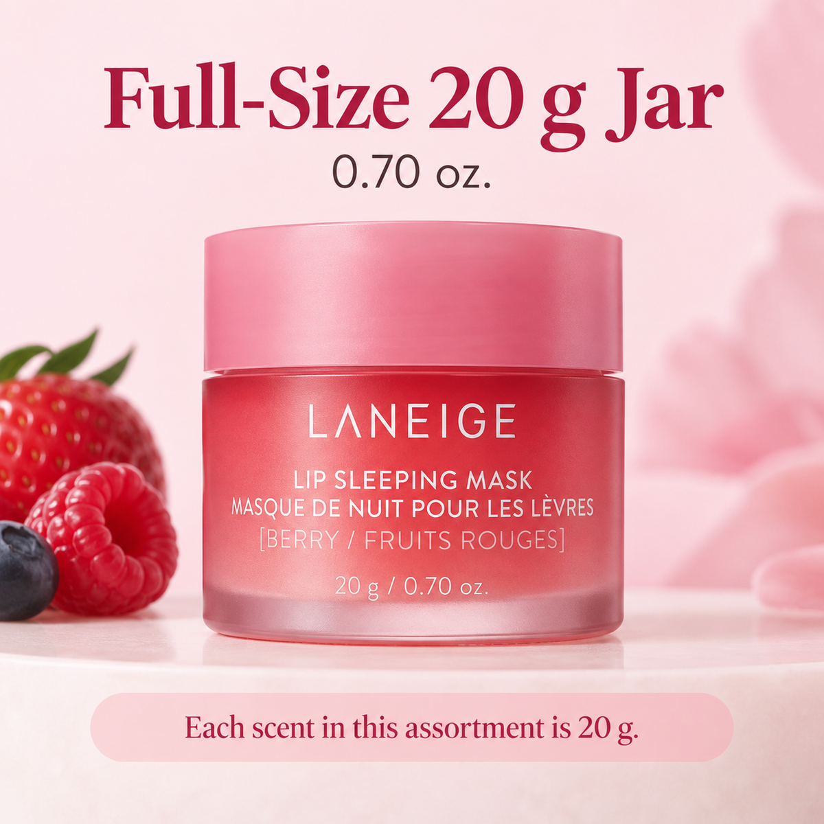 LANEIGE Lip Sleeping Mask full-size 20g jar
