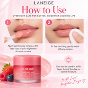 How to use LANEIGE Lip Sleeping Mask