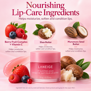 LANEIGE Lip Sleeping Mask nourishing lip-care ingredients