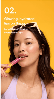 LANEIGE Lip Glowy Balm Acai Mango Smoothie: 02. Glowing, hydrated lips on the go Long lasting, glowing hydration for lips