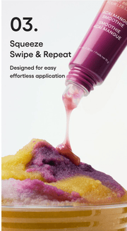 LANEIGE Lip Glowy Balm Acai Mango Smoothie: 03. Squeeze Swipe & Repeat Designed for easy effortless application