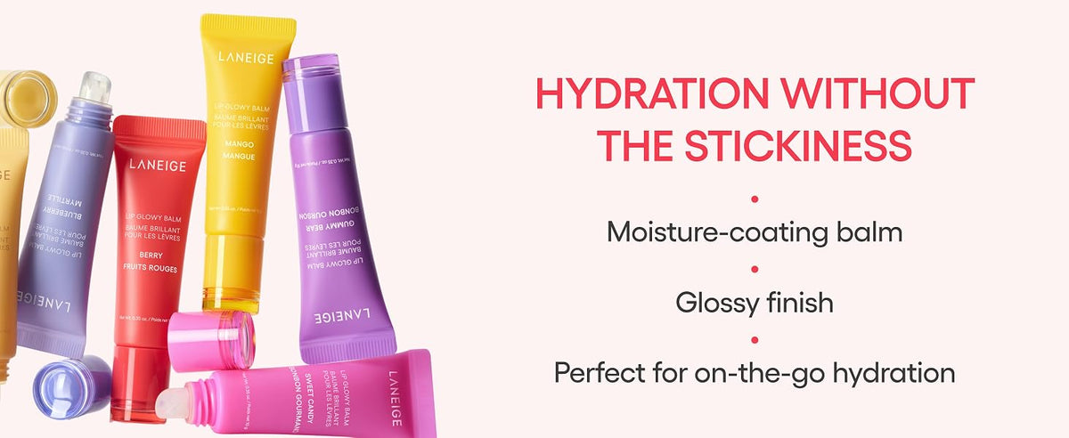 LANEIGE Lip Glowy Balm hydration without stickiness and glossy finish
