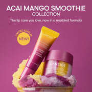 LANEIGE Acai Mango Smoothie marbled lip-care collection