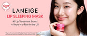 LANEIGE Lip Sleeping Mask brand recognition with source footnote