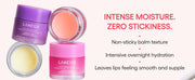 LANEIGE Intense moisture, zero stickiness and overnight texture
