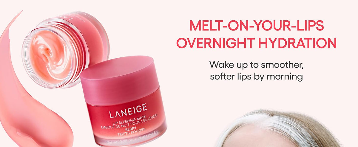 LANEIGE Melt-on-your-lips overnight hydration