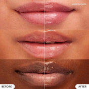 LANEIGE Lip Sleeping Mask Berry original unretouched before-and-after lip photographs