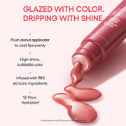 LANEIGE Glaze Craze glazed color, 95 percent skincare and 12-hour hydration with study footnote