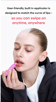 LANEIGE Lip Glowy Balm family: User-friendly, built in applicator is designed to match the curve of lips - so you can swipe on anytime, anywhere
