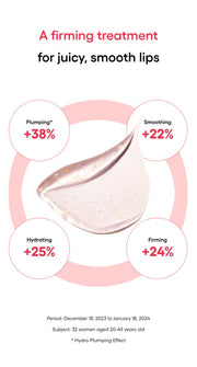 LANEIGE Bouncy and Firm Lip Treatment four measured benefits with study details