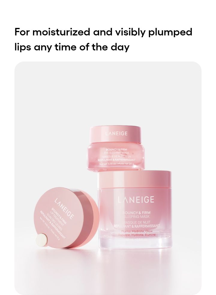LANEIGE Bouncy and Firm Lip Treatment lip care at any time of day