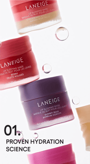 LANEIGE Lip Sleeping Mask EX family: PROVEN HYDRATION SCIENCE