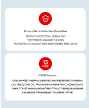 LANEIGE Flush Pop Lip Plumper primary irritation test and 13-free formula qualifications
