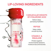 LANEIGE Flush Pop Lip Plumper key ingredients