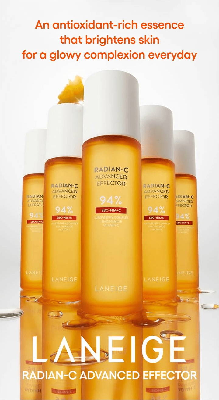LANEIGE Radian-C Advanced Effector official informational panel 1
