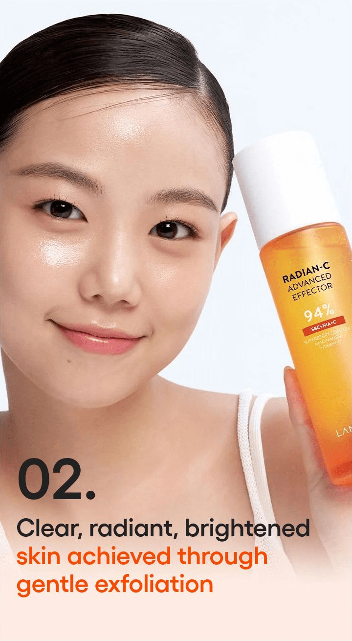 LANEIGE Radian-C Advanced Effector official informational panel 6