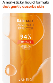 LANEIGE Radian-C Advanced Effector official informational panel 10