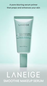 LANEIGE Smoothie Makeup Serum: pore blurring primer context manufacturer information