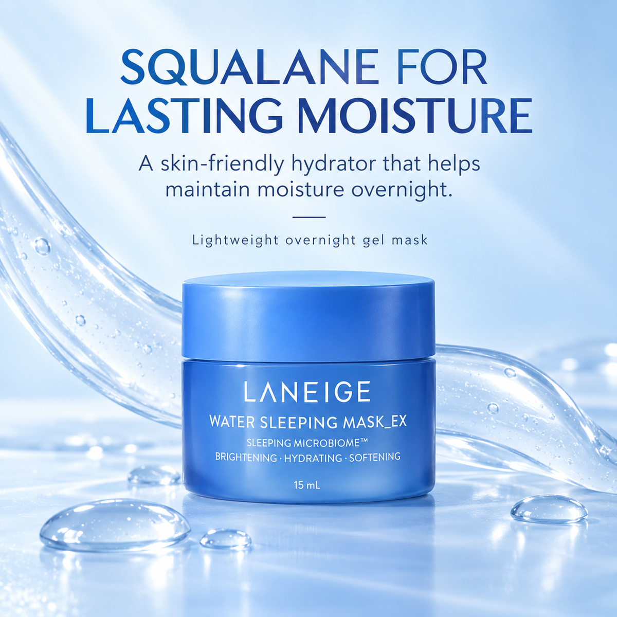 LANEIGE Water Sleeping Mask squalane moisture