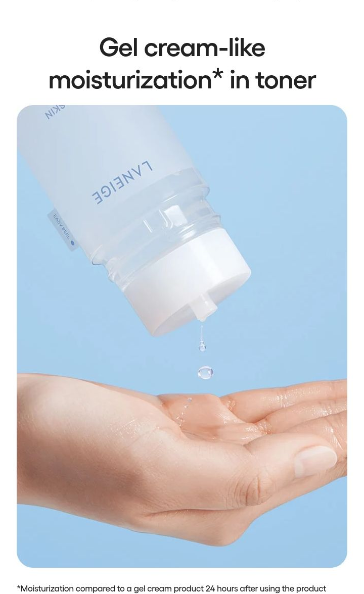 LANEIGE Cream Skin Zincpep Toner Gel Moisturizer - 24 hour hydration