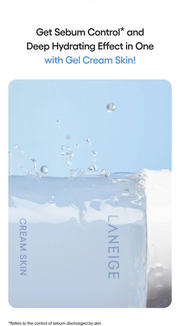 LANEIGE Cream Skin Zincpep Toner Gel Moisturizer - balanced moisture