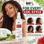 Made For Locs Aloe Spray for traditional locs Sisterlocks microlocs and freeform locs
