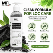 Made For Locs Black Charcoal Conditioner silicone free paraben free sulfate free and vegan friendly