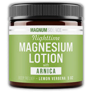 Magnum Solace Nighttime Magnesium Lotion with Arnica Lemon Verbena 5 oz