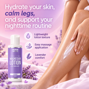 Magnum Solace Magnesium Lotion moisturizing body care infographic