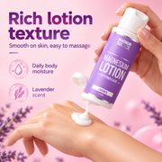 Magnum Solace Magnesium Lotion texture infographic