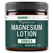 Magnum Solace Nighttime Magnesium Lotion with Arnica Woodsman 5 oz