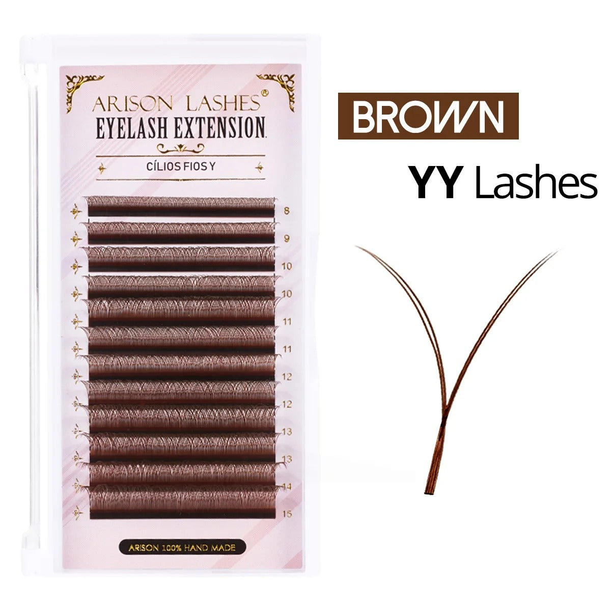 ARISON W Shaped & YY Lash Extensions 3D-8D