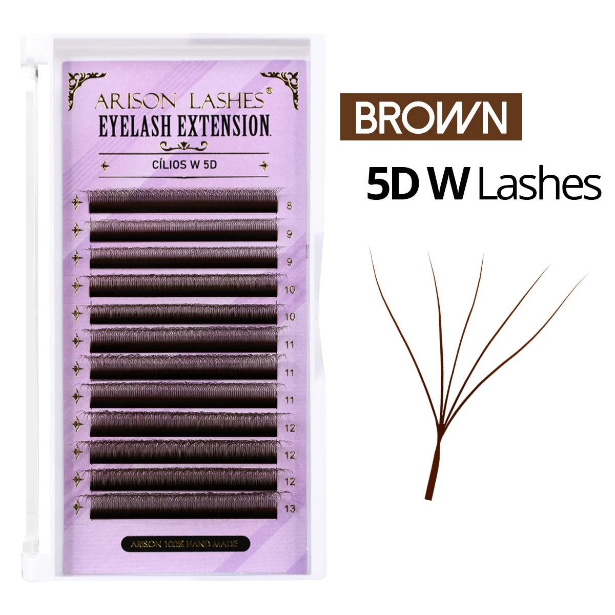 ARISON W Shaped & YY Lash Extensions 3D-8D