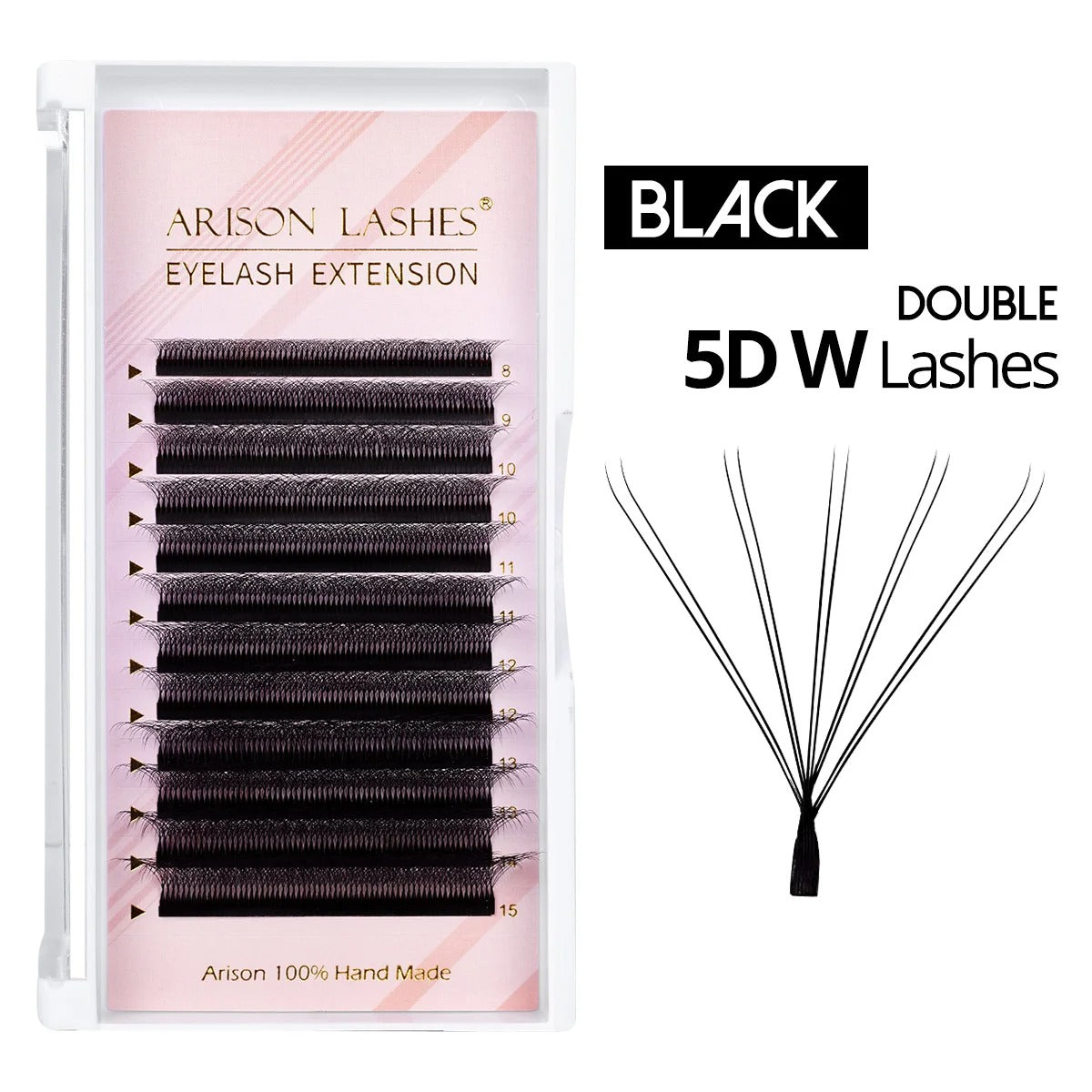 ARISON W Shaped & YY Lash Extensions 3D-8D