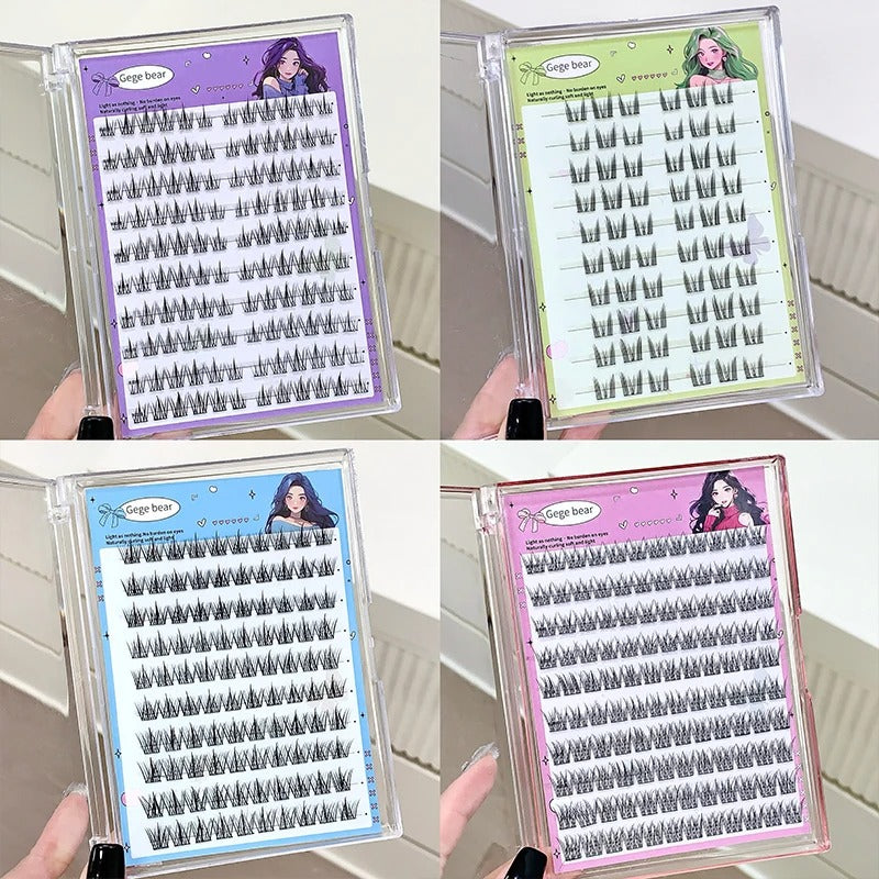 Gege Bear Glue-Free Cluster Lashes Natural Curl
