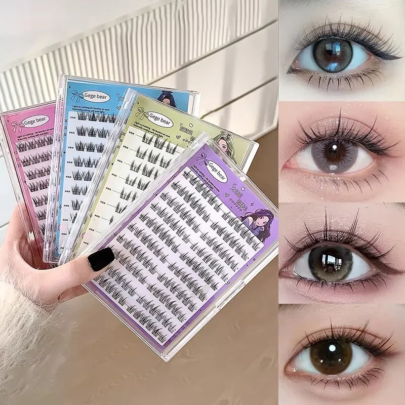 Gege Bear Glue-Free Cluster Lashes Natural Curl