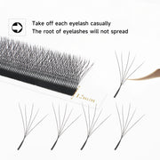 XIUSUZAKI W Shaped Premade Fan Lash Extensions