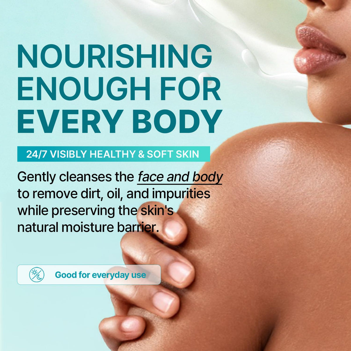 make p:rem Safe Me Relief Moisture Cleansing Milk — nourishing body